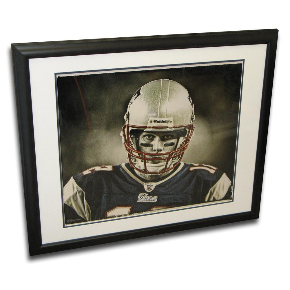 Tom Brady 20x24 Close Up Helmet Shot