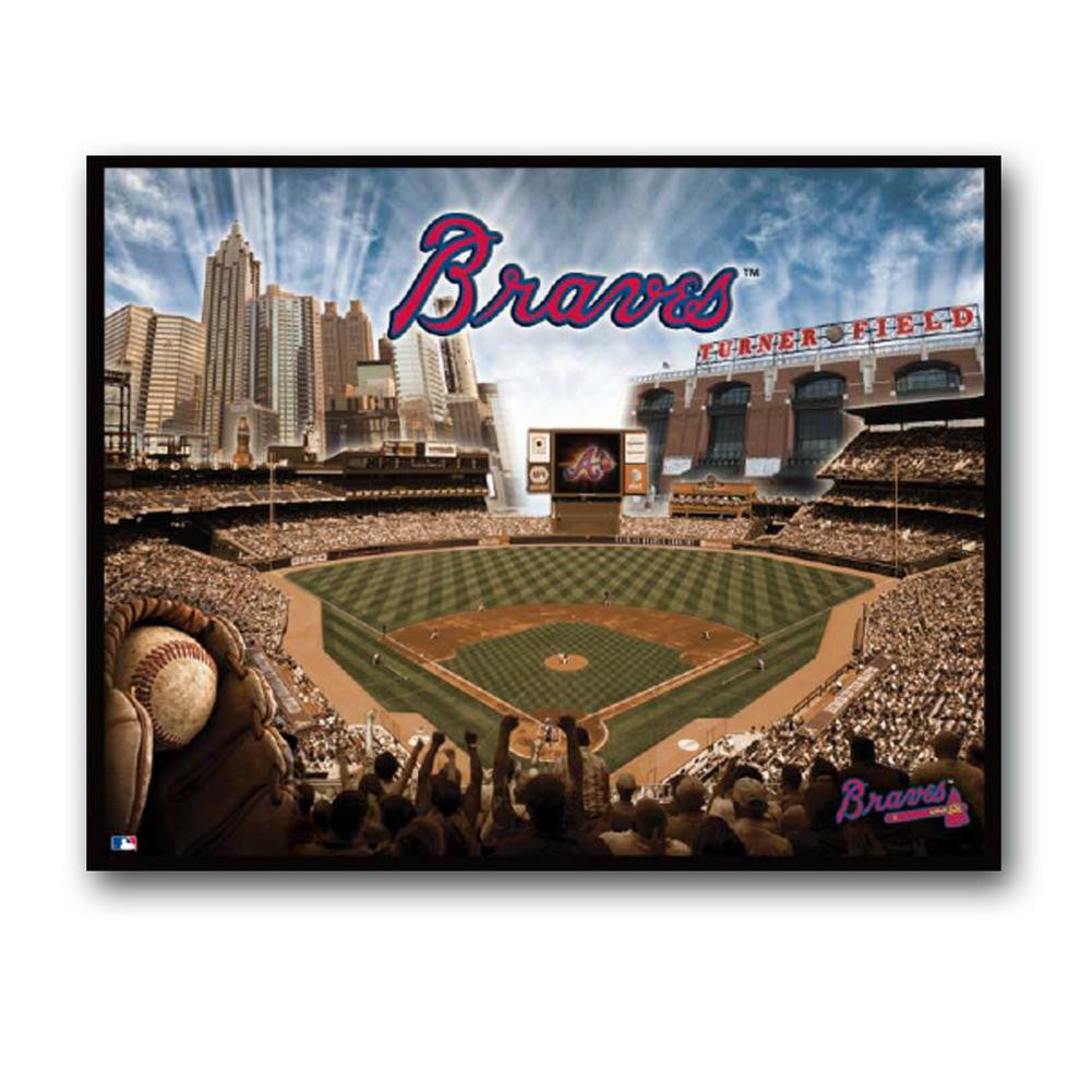 Atlanta Braves 28¿ x 22¿ Glory Wall Art