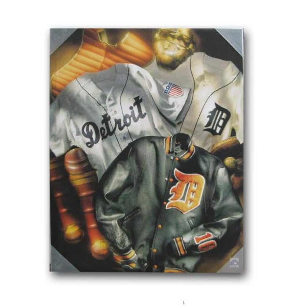 22x28 Tigers Vintage Collage