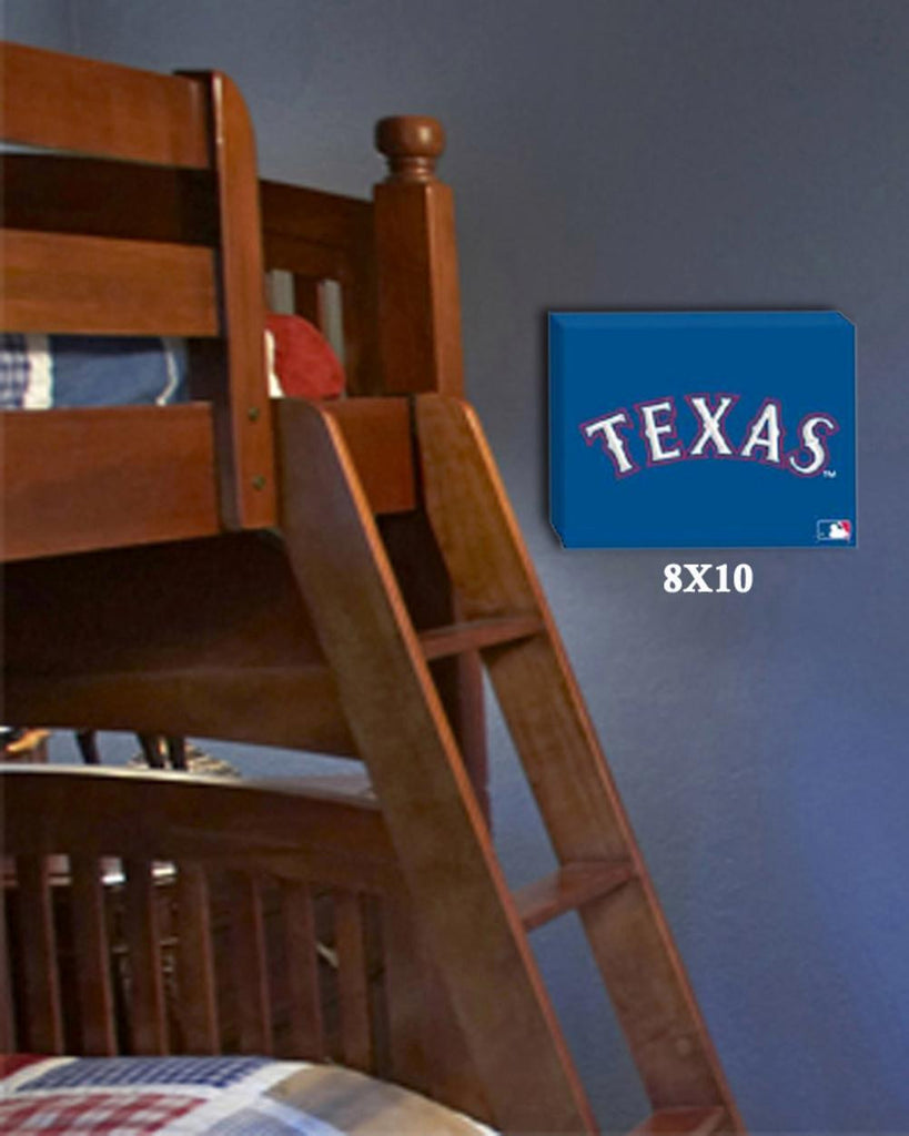 MLB Texas Rangers 8x10 Printed Artwork - Texas Rangers Logo