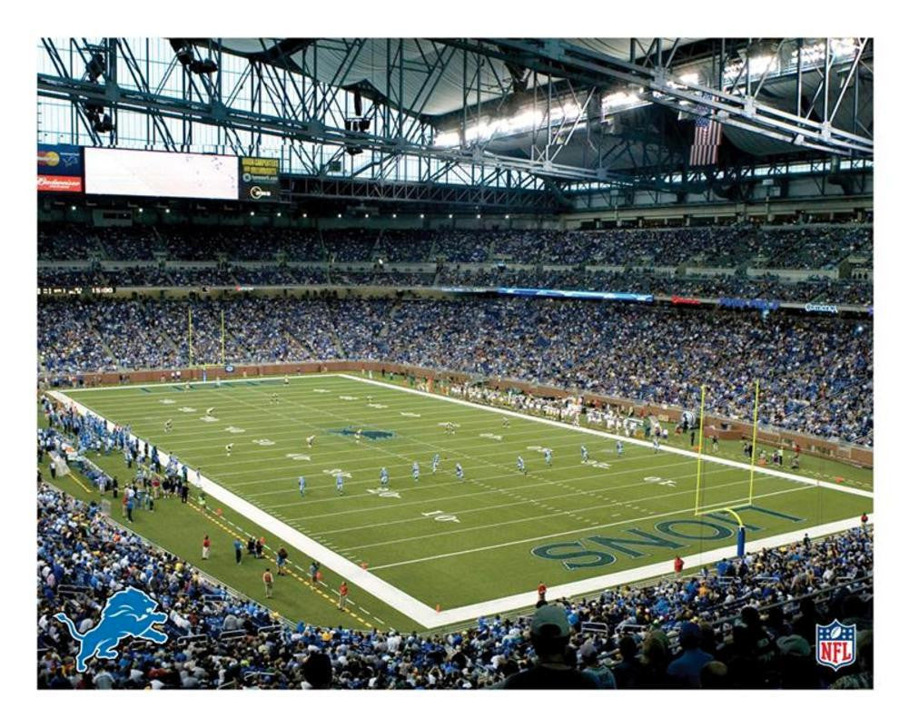 Artissimo Designs NFL Detroit Lions Stadium Canvas Art