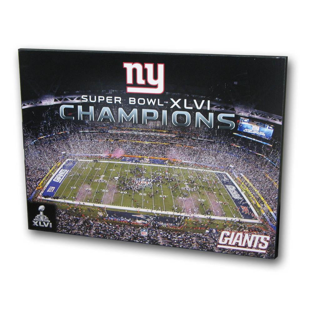 Artissimo Super Bowl 46 Champions Plaque 16x20