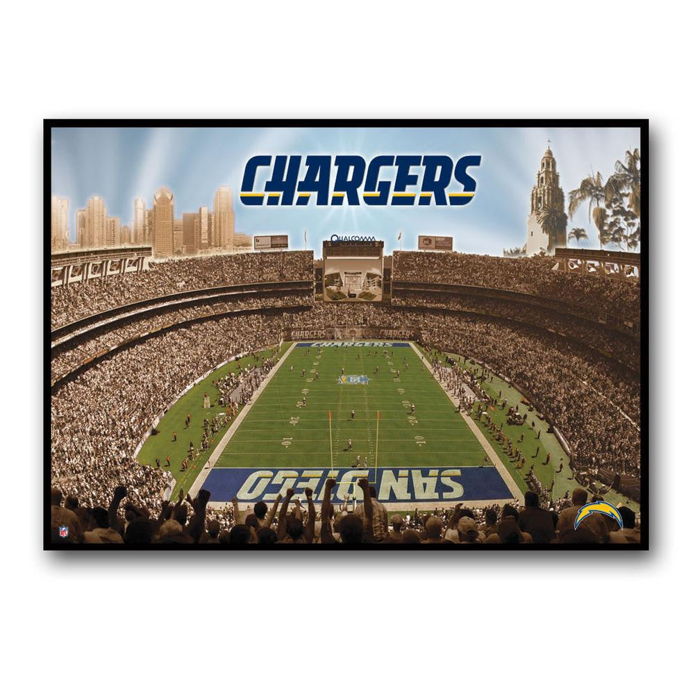 San Diego Chargers 24x36 Glory Canvas Art