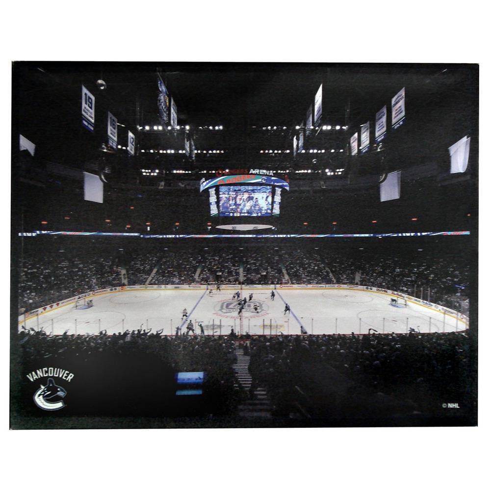 Artissimo Designs Vancouver Canucks Arena 28'' x 22'' Canvas Art