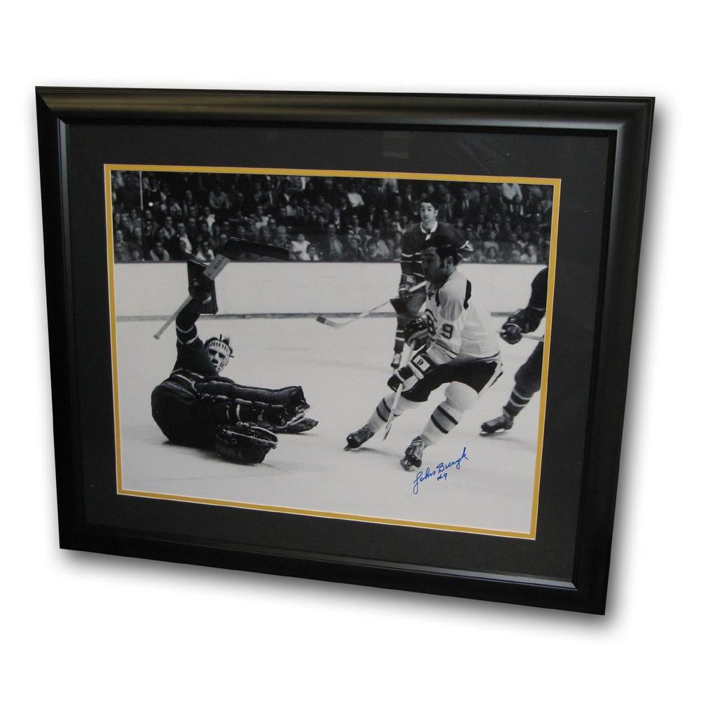 Autographed Johnny Bucyk Framed 16x20 Photo