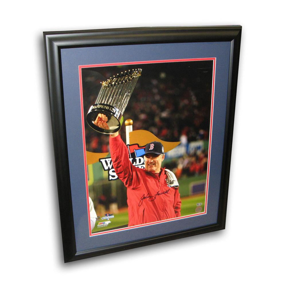 Autographed John Farrell 2013 World Series Framed 16x20 Photo