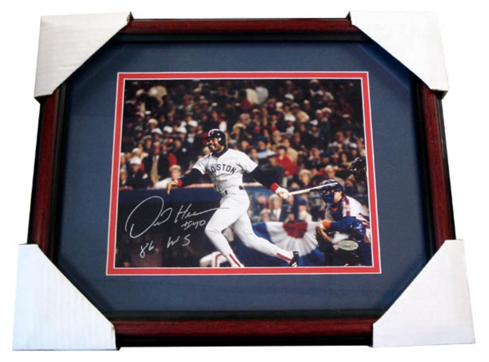 Autographed Dave Henderson 8x10 unframed 1986 ws photo Inscribed  86 ws HR