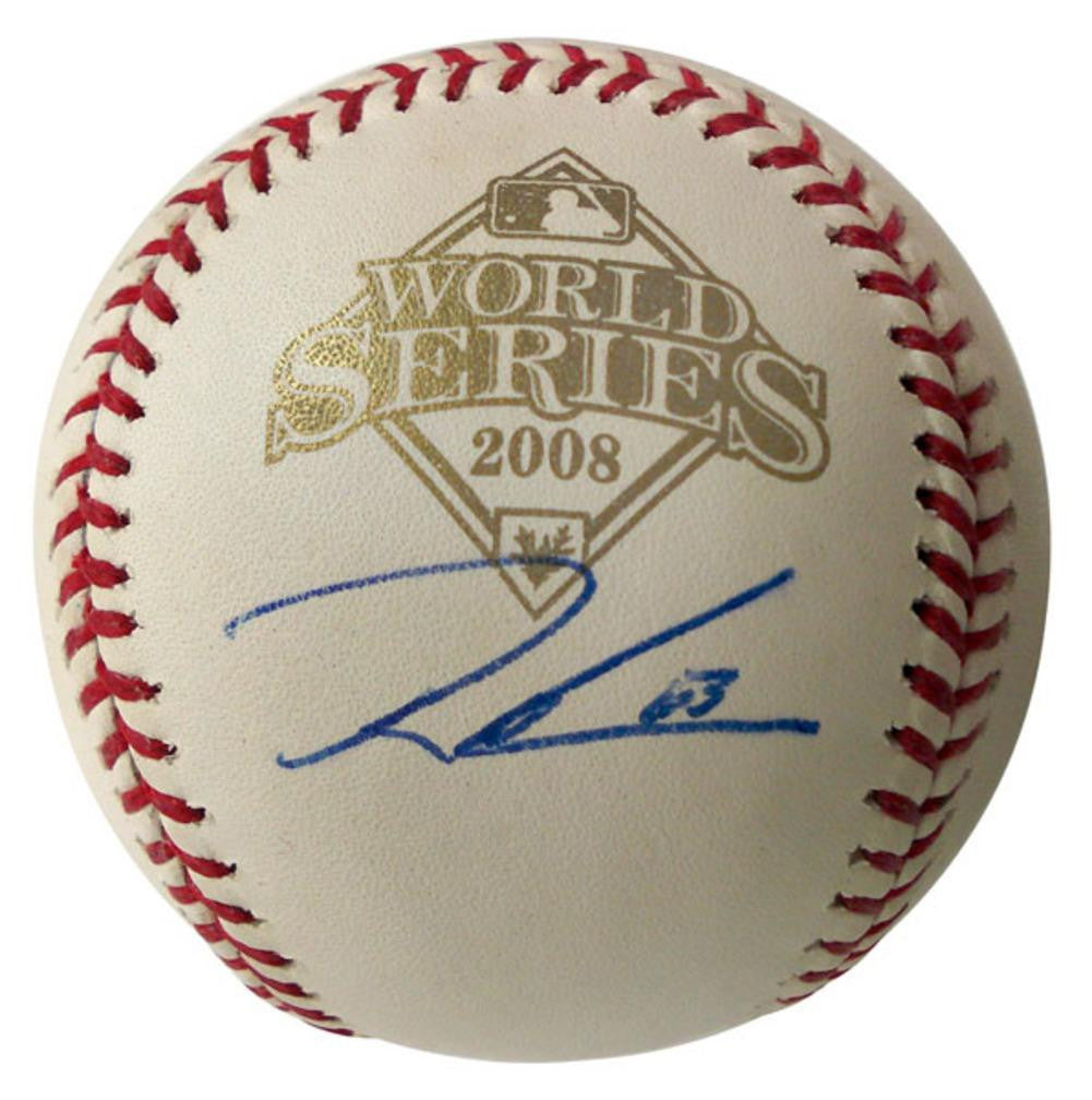 Autographed Ryan Madson Official Major League baseball. Ryan is a relief pitcher with the Philadelphia Phillies.