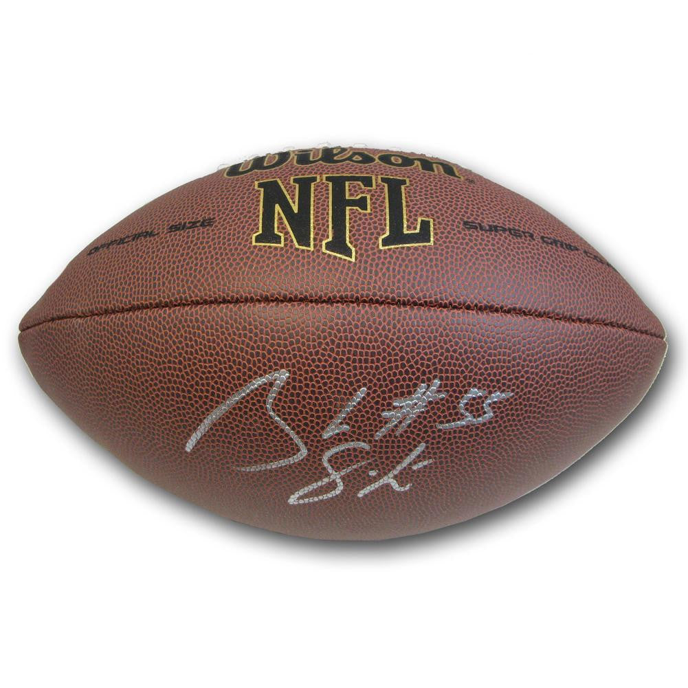 Autogrpahed Brandon Spikes replica football.