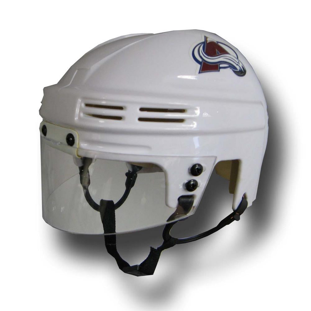 Official NHL Licensed Mini Player Helmets - Colorado Avalanche (White)