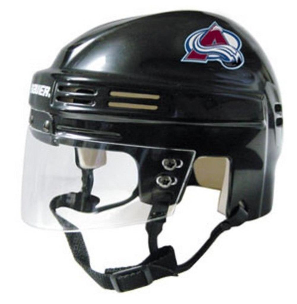 Official NHL Licensed Mini Player Helmets - Colorado Avalanche