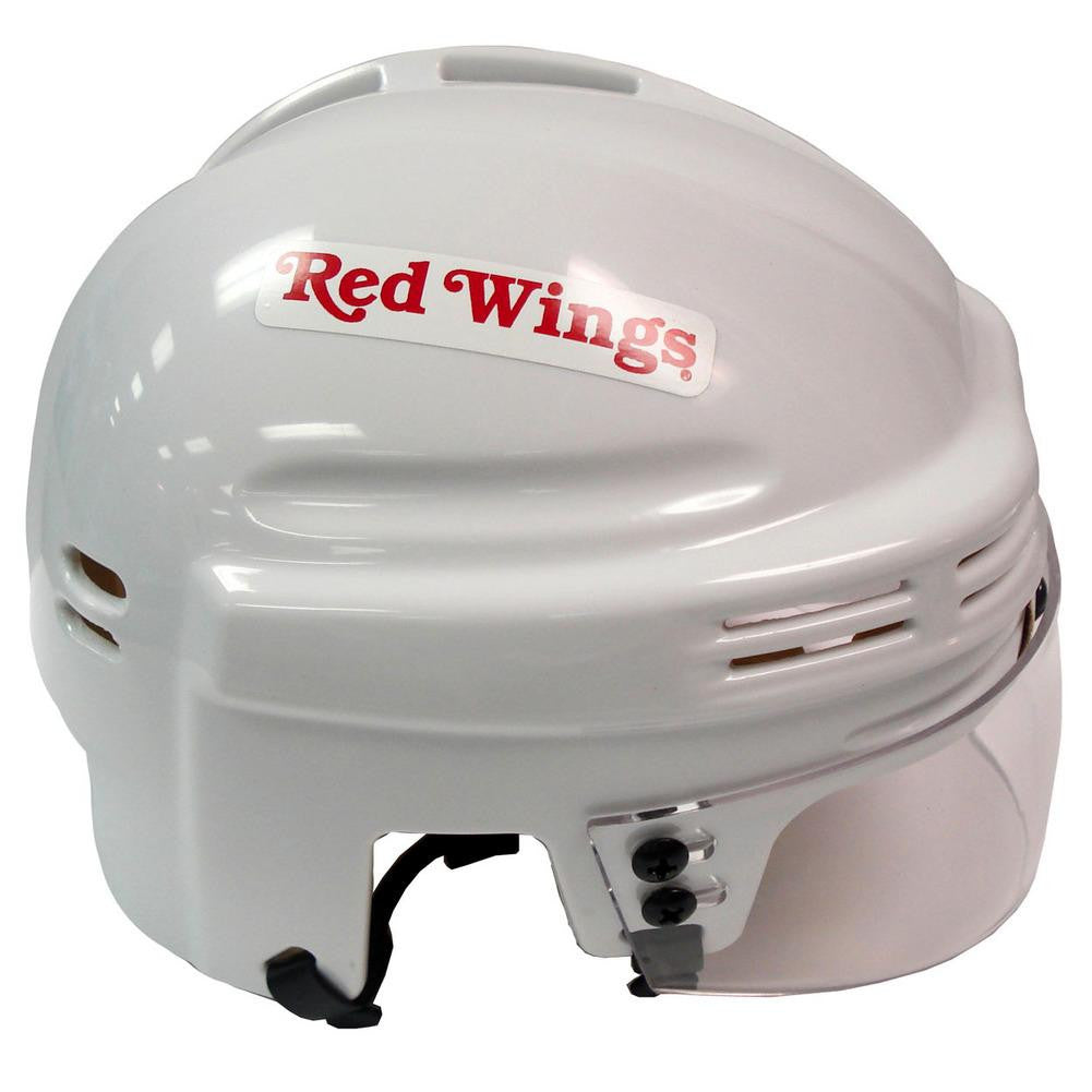 Official NHL Licensed Mini Player Helmets - Detroit Redwings (White)