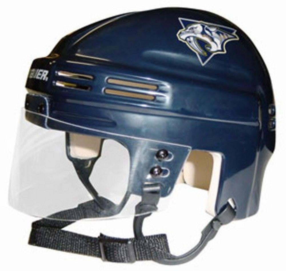 Official NHL Licensed Mini Player Helmets - Nashville Predators