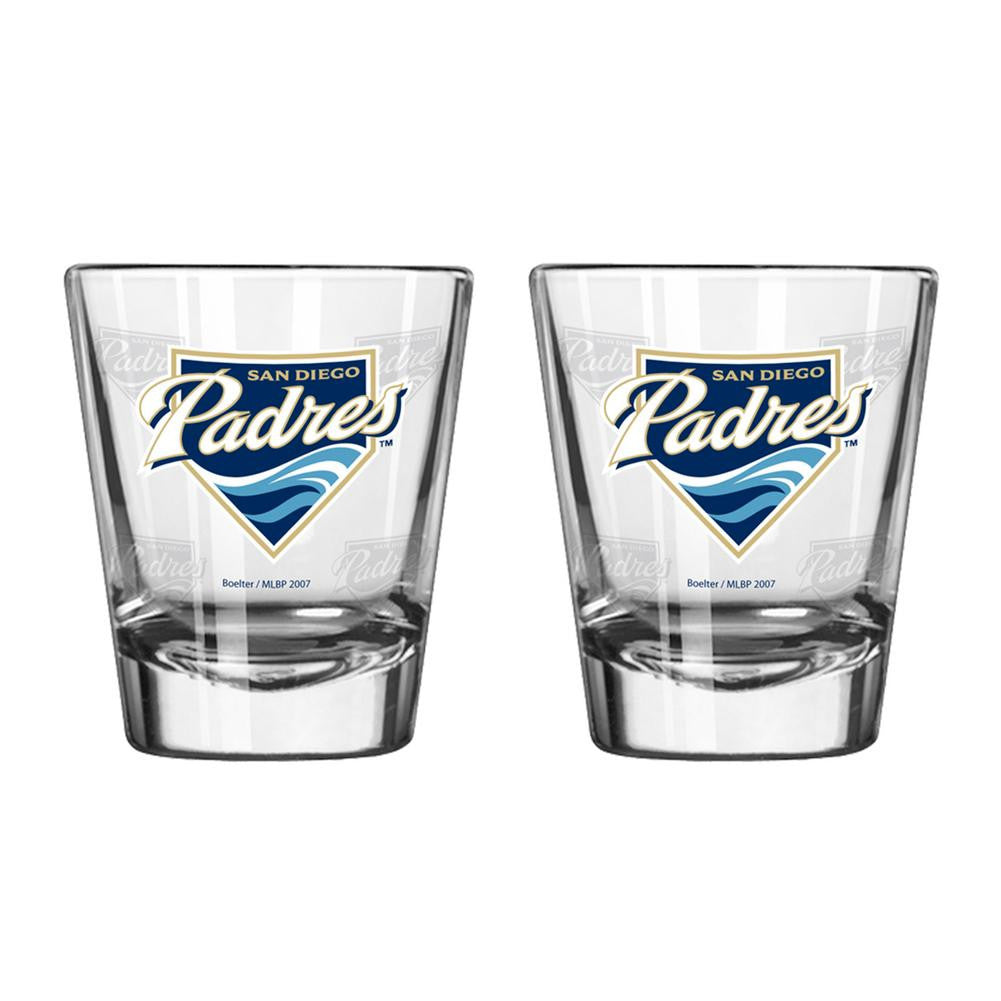 Boelter MLB San Diego Padres 2-Pack Shot Glasses