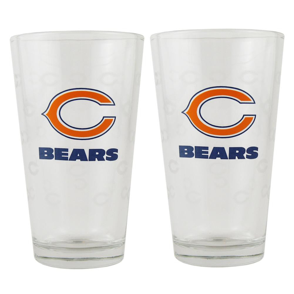 Boelter Pint Glass 2-Pack - Chicago Bears
