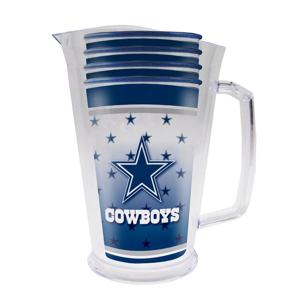 Dallas Cowboys Plastic Pitcher Tailgate Set