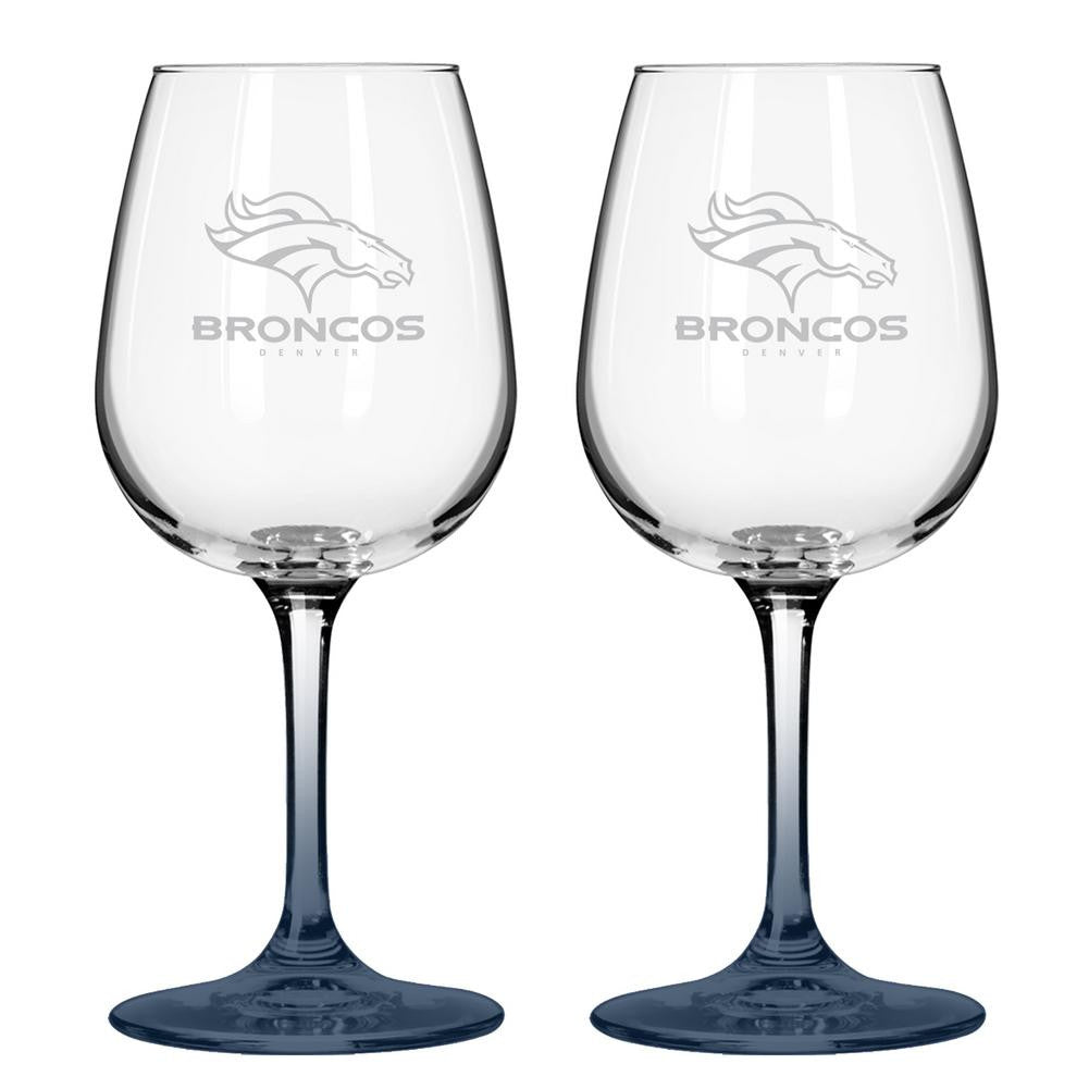 12Oz Nfl-Broncos 2Pk Wine