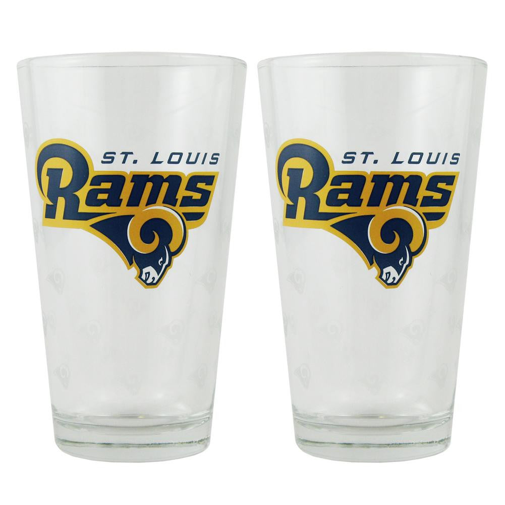 Boelter Pint Glass 2-Pack - Saint Louis Rams