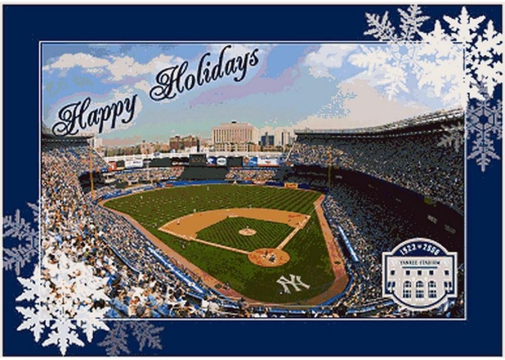 MLB New York Yankees Happy Holidays Greeting Cards 10 Pack