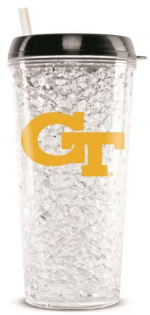 Tumbler With Straw Georgia Tech