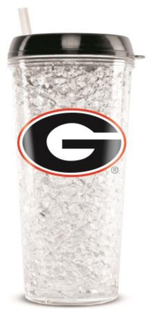 Tumbler With Straw Georgia Bulldogs