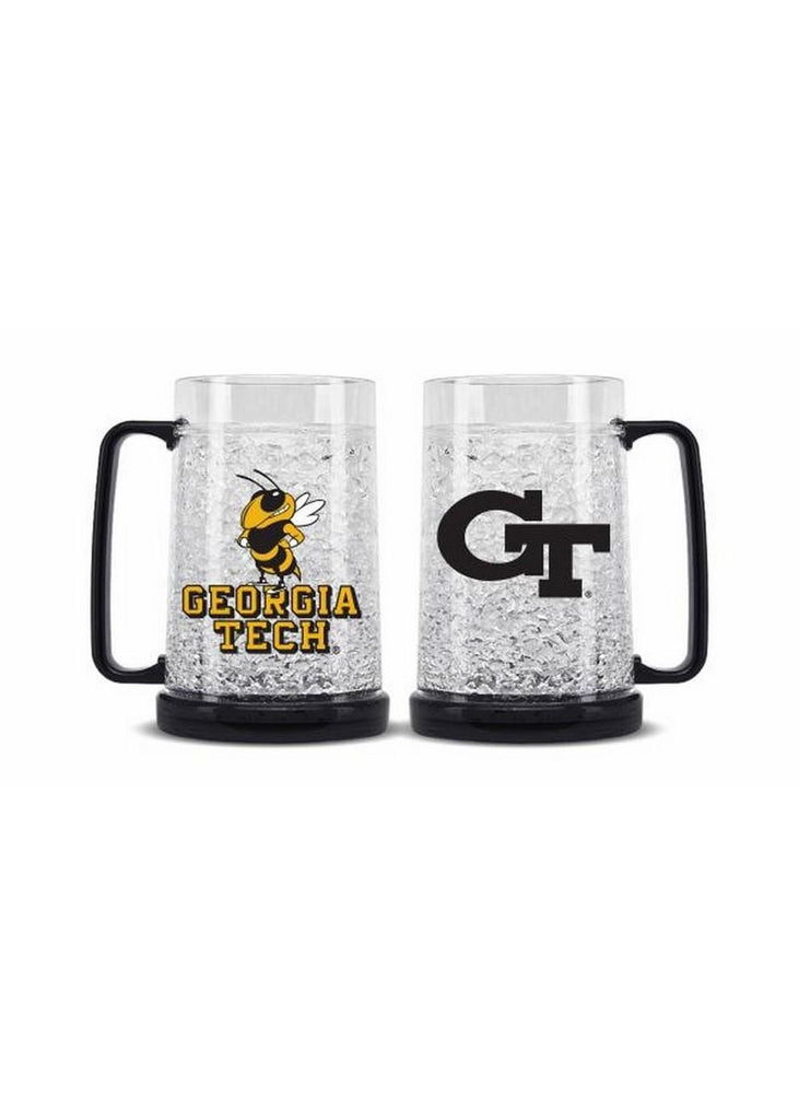 Georgia Tech Yellow Jackets Plastic Crystal Freezer Mug