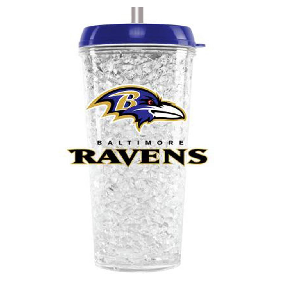 Duckhouse Crystal Tumbler With Straw - Baltimore