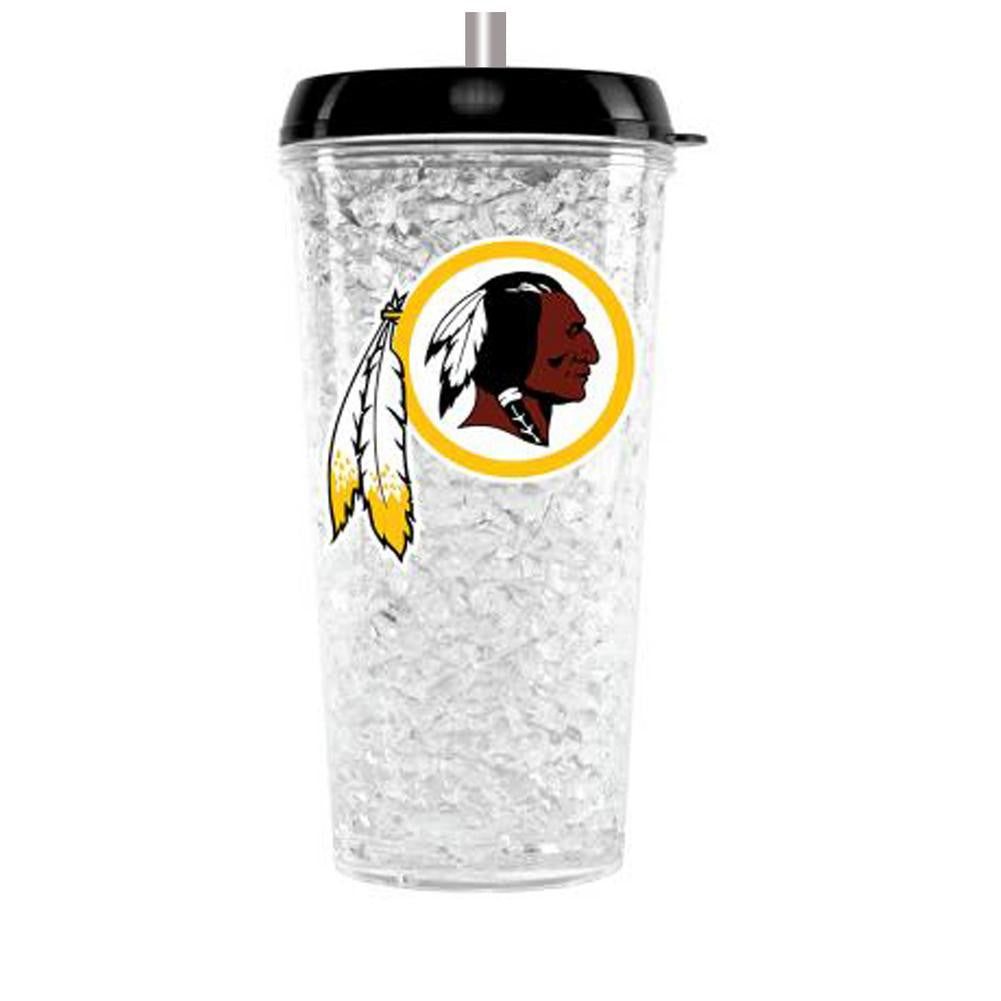 Duckhouse Crystal Tumbler With Straw - Washington Redskins