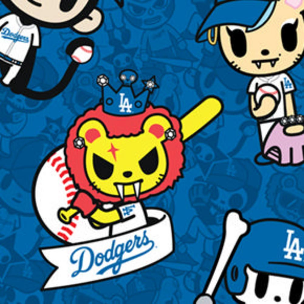 Coveroo MLB Los Angeles Dodgers Tokidoki Pattern Design Samsung Galaxy S3 Thinshield Snap-On Case