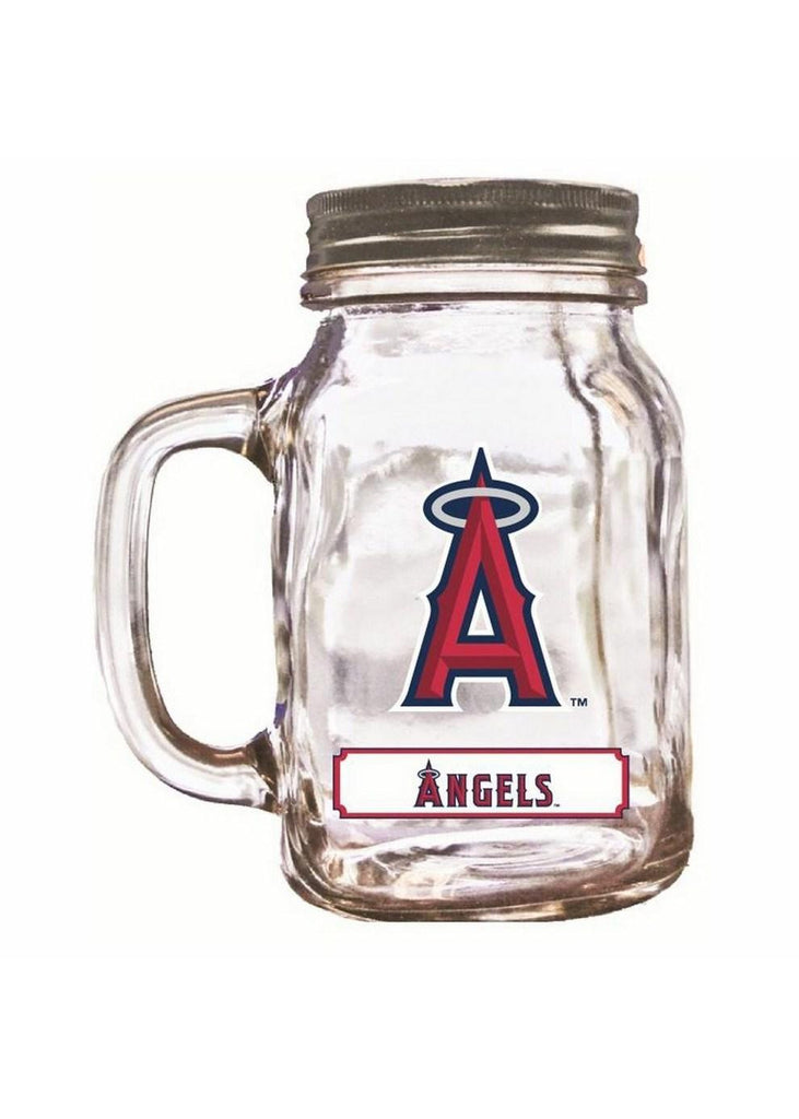 Duckhouse 16 Ounce Mason Jar - Los Angeles Angels