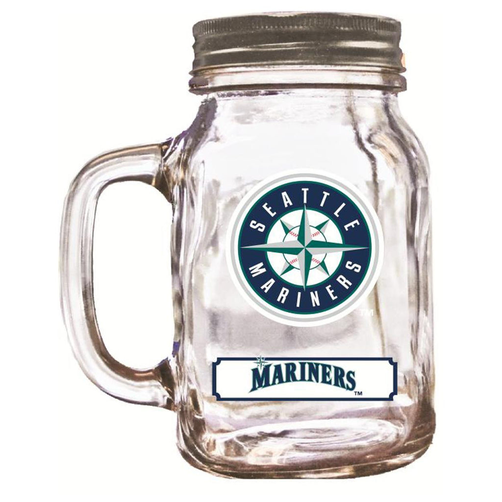 Duckhouse 16 Ounce Mason Jar - Seattle Mariners