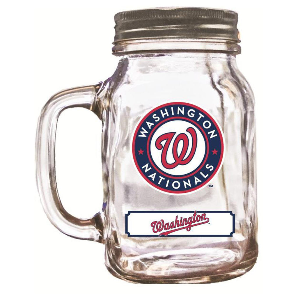 Duckhouse 16 Ounce Mason Jar - Washington Nationals