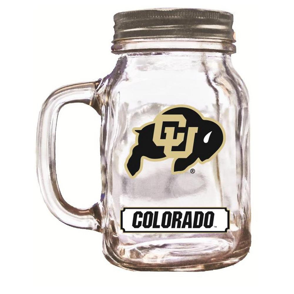16Oz Mason Jar Colorado Buffalos