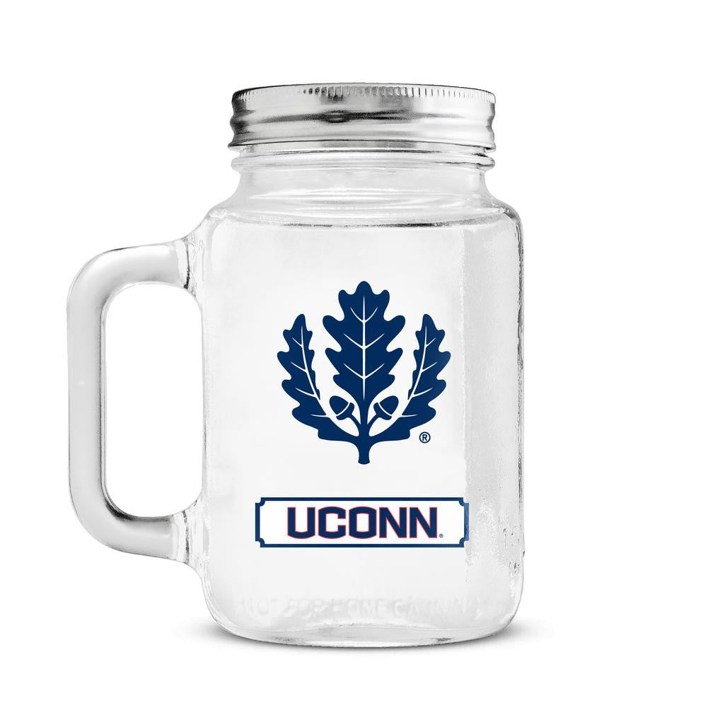 20 oz Mason Jar - University of Connecticut