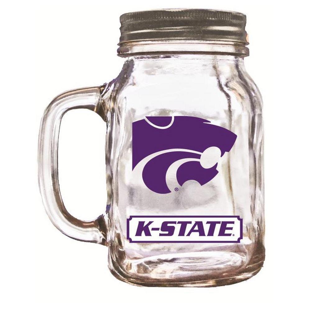 16Oz Mason Jar Kansas State