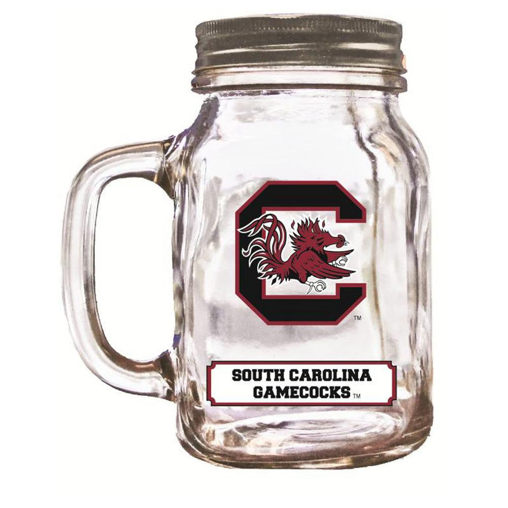 16Oz Mason Jar South Carolina Gamecocks