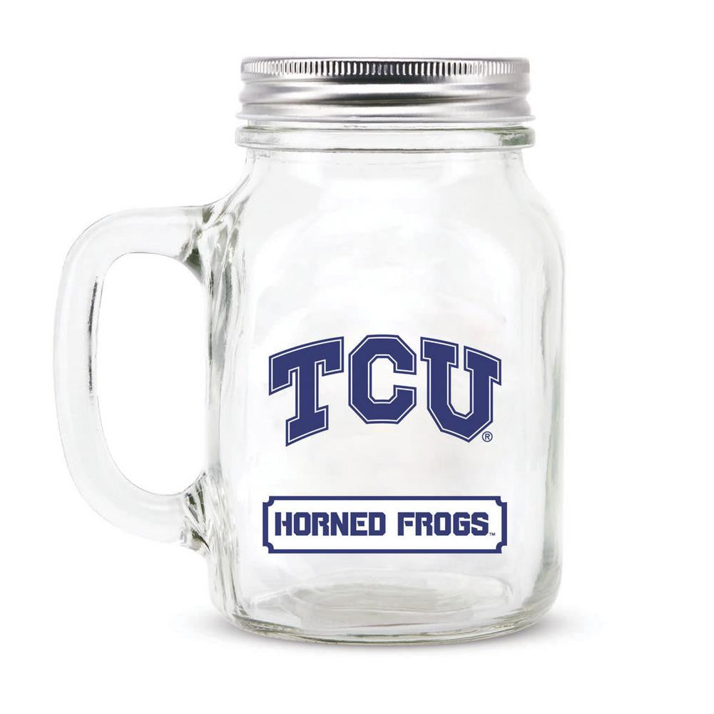 16Oz Mason Jar Texas Christian University