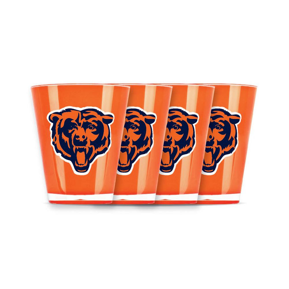 4 piece shot glass set - Chicago Bears