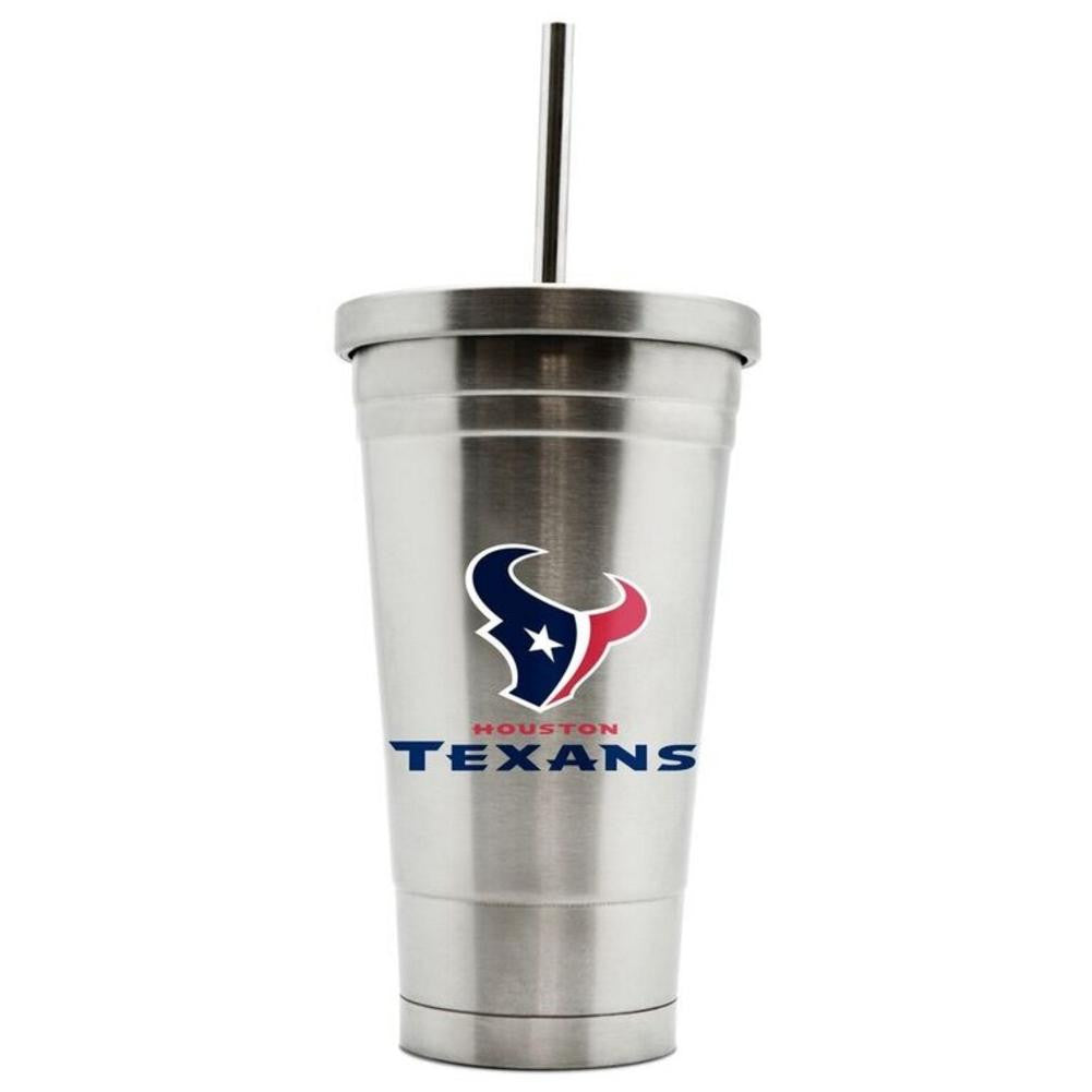 Duckhouse 16oz stainless steel travel tumbler NFL Houston Texans