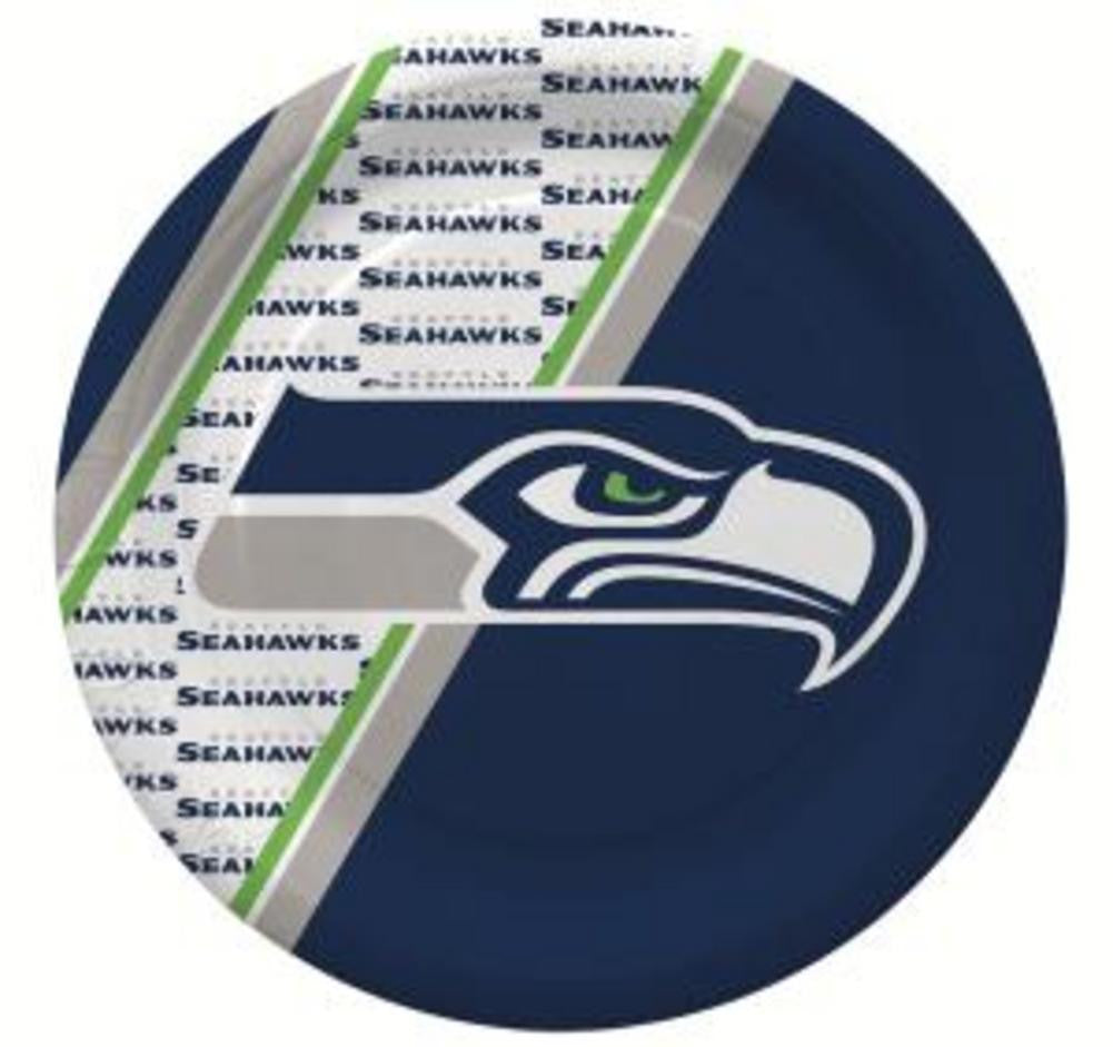 Duckhouse NFL Seattle Seahawks 20-Pack Disposable Paper Plates