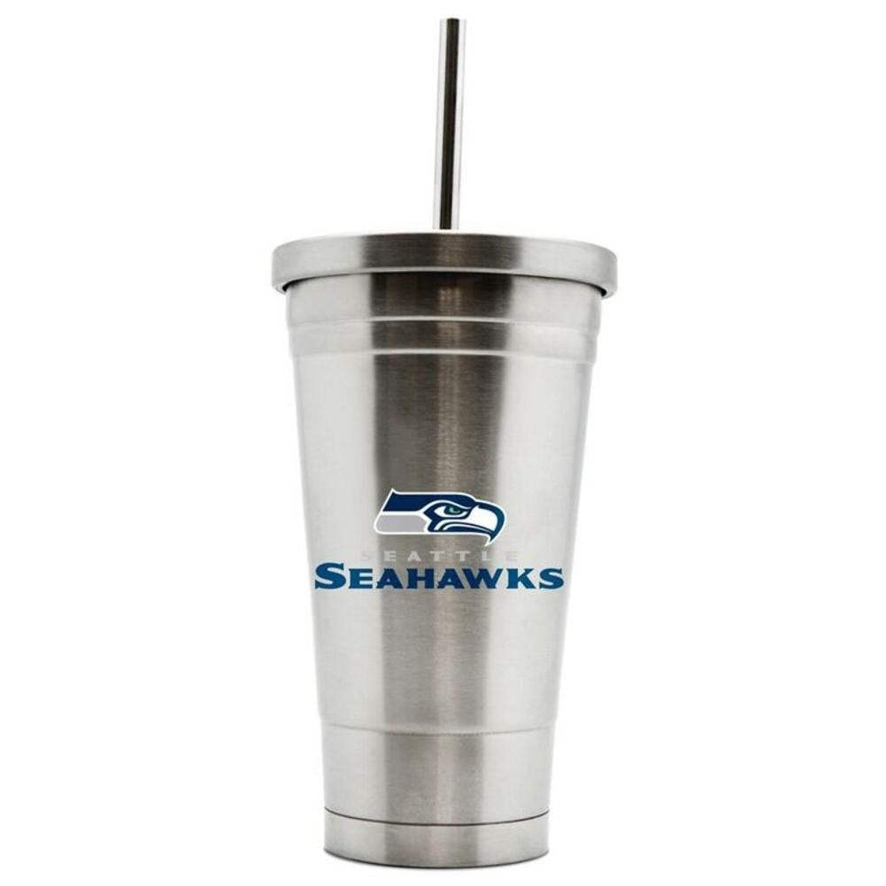 Duckhouse 16oz stainless steel travel tumbler NFL Seattle Seahawks