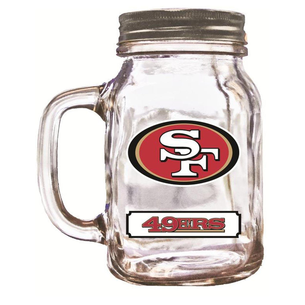 Duckhouse 16 Ounce Mason Jar - San Francisco 49ers