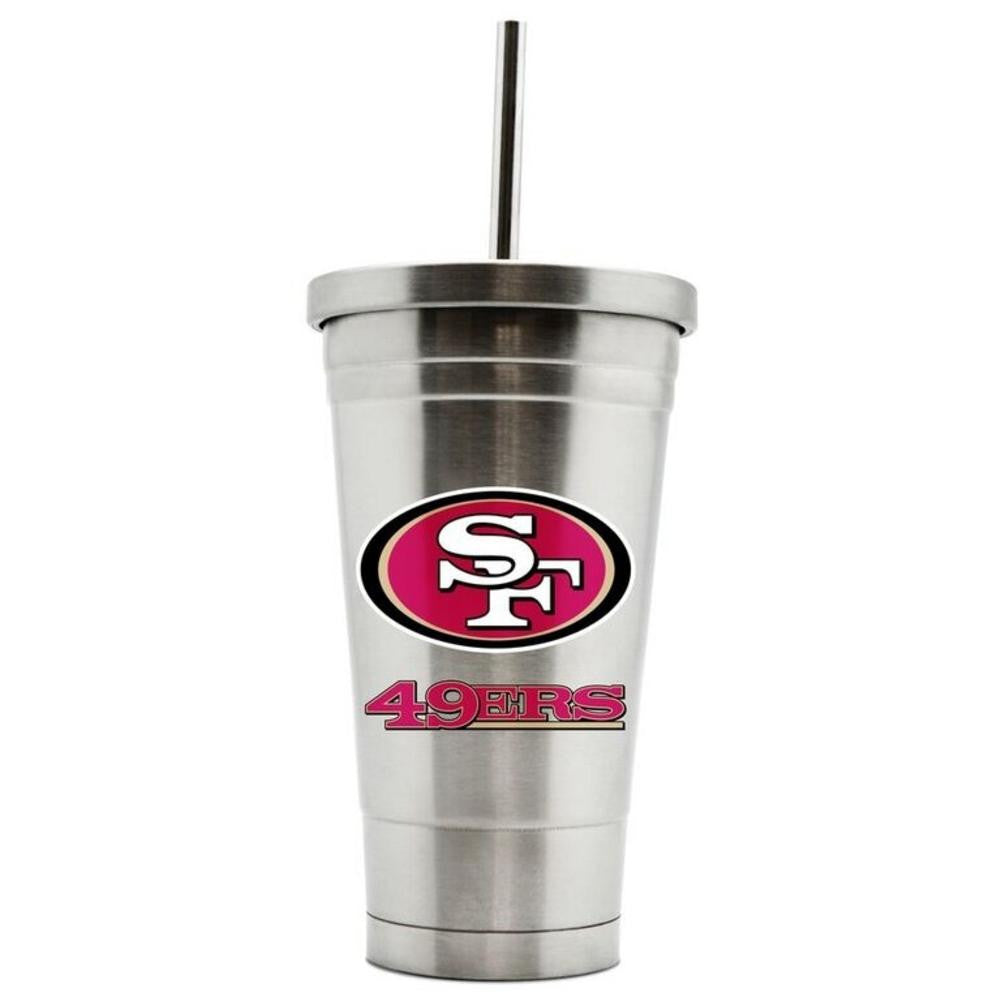 Duckhouse 16oz stainless steel travel tumbler NFL San Francisco 49er's