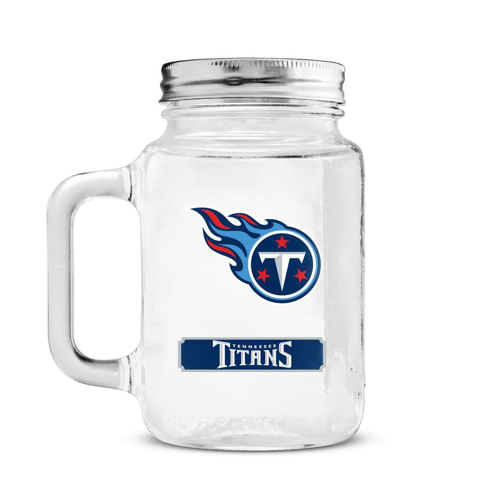 Duckhouse 16 Ounce Mason Jar - Tennessee Titans