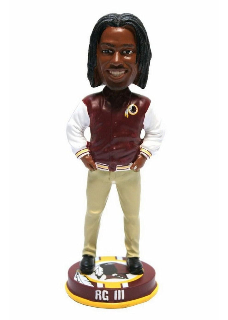 Washington Redskins Robert Griffin III Forever Collectibles Varsity Jacket Bobblehead
