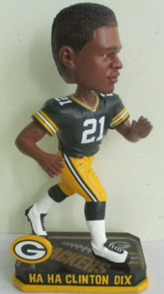 NFL Green Bay Packers Ha Ha Clinton-Dix #21 2014 Springy Logo Base Bobble - Road
