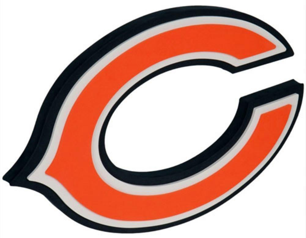 Chicago Bears 3D Fan Foam Logo Sign