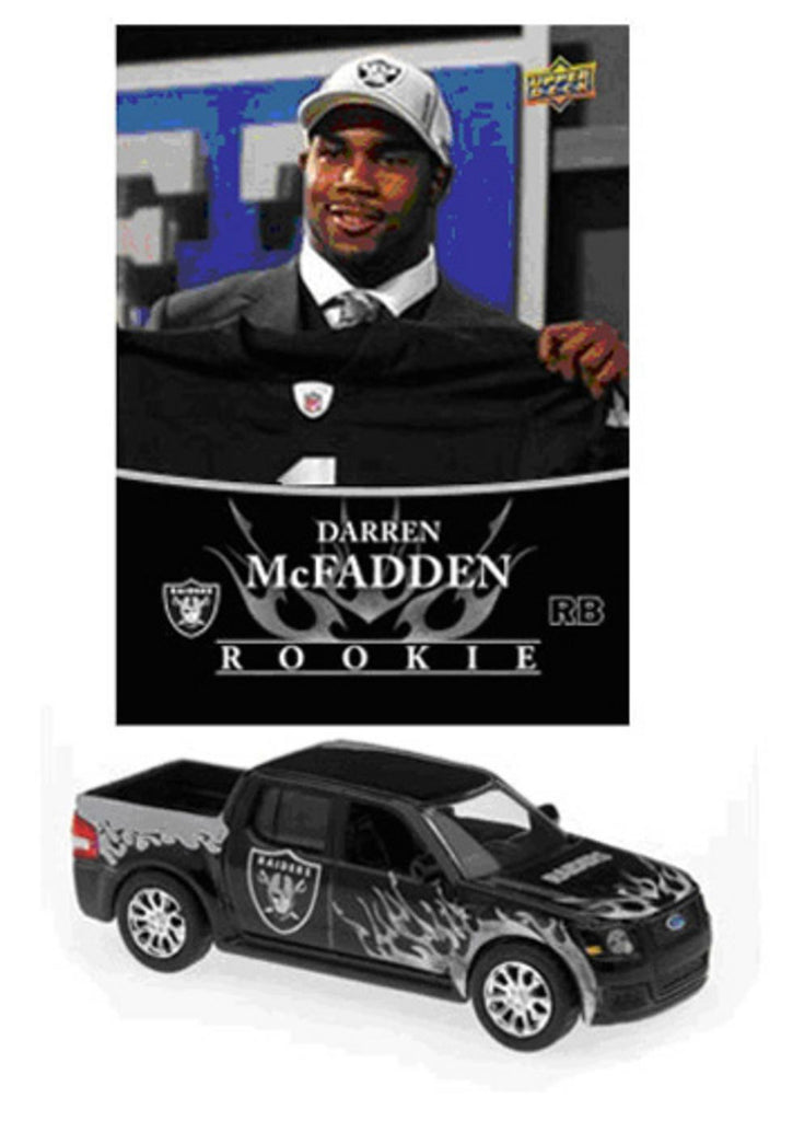NFL Ford Svt Adrenalin Concept Diecast - Raiders With Darren Mcfadden Card