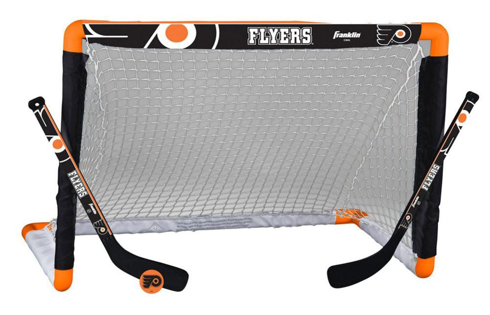 Franklin Sports NHL Philadelphia Flyers Mini Hockey Set