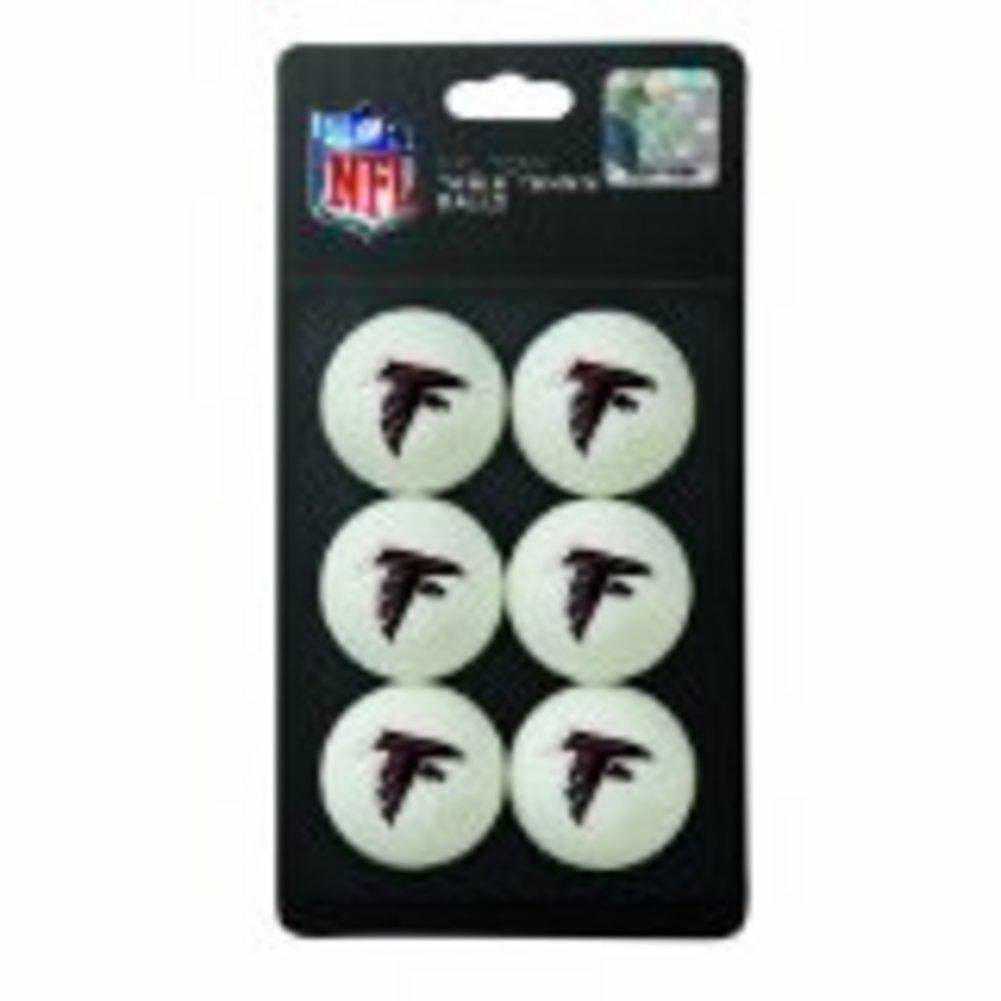 Franklin NFL Atlanta Falcons 6-Pack Table Tennis Balls